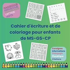 Cahier écriture coloriage d'occasion  Livré partout en France