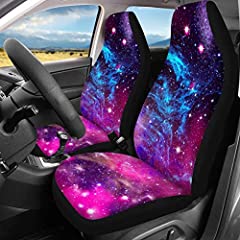 Used, INSTANTARTS 2 Piece Galaxy Car Seat Covers Front Seats for sale  Delivered anywhere in USA 