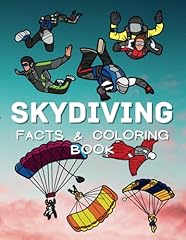 Skydiving facts coloring for sale  Delivered anywhere in UK