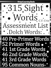 First 315 Sight Words - Assessment List (Dolch Words) Learn to Read & Spell (Childrens Learn To Read (Kids Learning To Read)) (English Edition) usato  Spedito ovunque in Italia 