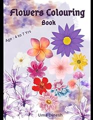Flowers colouring book for sale  Delivered anywhere in UK