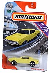 Matchbox 1970 plymouth d'occasion  Livré partout en France