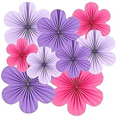 9pcs fleurs papier d'occasion  Livré partout en France