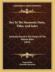 Key massoretic notes for sale  Delivered anywhere in USA 