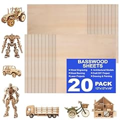 Pack x12 basswood for sale  Delivered anywhere in USA 