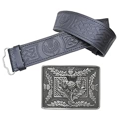 Leather kilt belt for sale  Delivered anywhere in UK