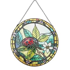Aguoqwen ladybug suncatcher for sale  Delivered anywhere in USA 