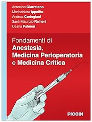 Fondamenti anestesia medicina usato  Spedito ovunque in Italia 