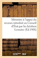 Mémoire appui recours d'occasion  Livré partout en France