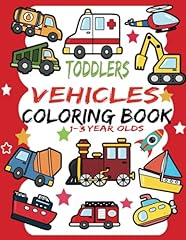 Toddlers vehicles coloring usato  Spedito ovunque in Italia 