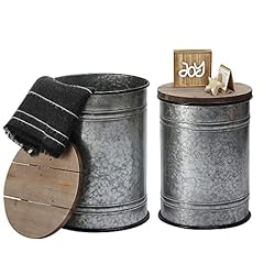 Rustic storage ottoman for sale  Delivered anywhere in USA 