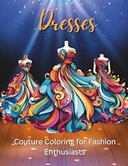 Dresses couture coloring for sale  Delivered anywhere in UK