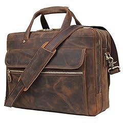 Augus leather briefcase for sale  Delivered anywhere in USA 