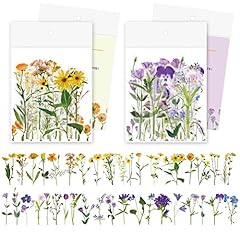 Flower stickers floral for sale  Delivered anywhere in UK