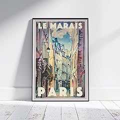 Vintage paris poster for sale  Delivered anywhere in USA 