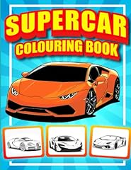 Supercar colouring book usato  Spedito ovunque in Italia 