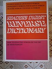 Reverse dictionary for sale  Delivered anywhere in UK