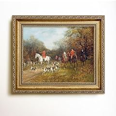 Framed fox hunting for sale  Delivered anywhere in USA 