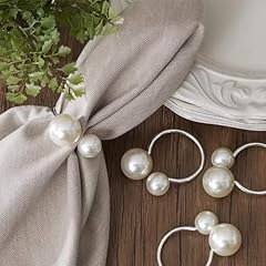 Pearl napkin rings for sale  Delivered anywhere in USA 