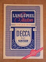 Decca langspielplatten folge gebraucht kaufen  Wird an jeden Ort in Deutschland