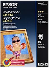 Epson carta fotografica usato  Spedito ovunque in Italia 