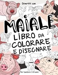 Maiale libro colorare usato  Spedito ovunque in Italia 