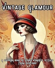Vintage glamour coloring for sale  Delivered anywhere in UK