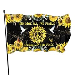 Peace flag 3x5 for sale  Delivered anywhere in USA 