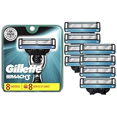 Gillette Mach3 Men's Razor Blade Refills, 8 Count for sale  Delivered anywhere in USA 