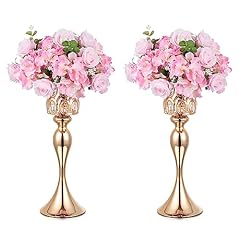 Gold vases centerpieces for sale  Delivered anywhere in USA 