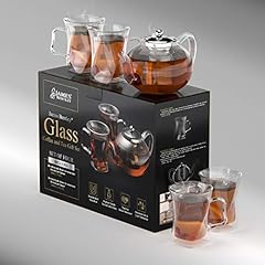 Glass tea sets for sale  Delivered anywhere in USA 