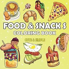 Food snacks coloring for sale  Delivered anywhere in UK
