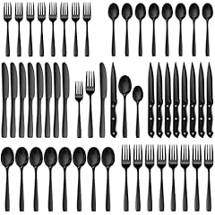 Pieces black silverware for sale  Delivered anywhere in USA 