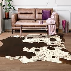Foxmas faux cowhide for sale  Delivered anywhere in USA 