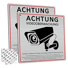 Stück schild videoüberwachun gebraucht kaufen  Wird an jeden Ort in Deutschland