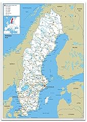 Road map sweden for sale  Delivered anywhere in UK