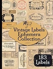 Vintage labels ephemera for sale  Delivered anywhere in USA 