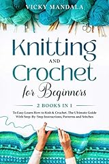 Knitting crochet beginners for sale  Delivered anywhere in USA 