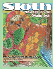Sloth coloring book for sale  Delivered anywhere in UK