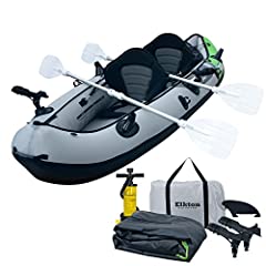 Elkton Outdoors Cormorant 2 Person Tandem Inflatable for sale  Delivered anywhere in USA 