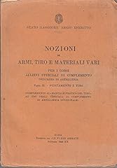 Nozioni armi tiro usato  Spedito ovunque in Italia 