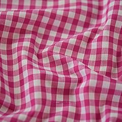 Checked squares polycotton for sale  Delivered anywhere in UK