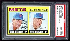 1967 Topps # 581 Mets Rookies Tom Seaver/Bill Denehy, used for sale  Delivered anywhere in USA 