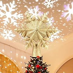 Christmas Tree Topper Lighted, Tree Topper with Rotating for sale  Delivered anywhere in USA 