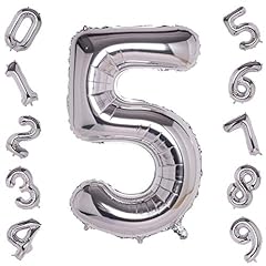 Silver balloons inch for sale  Delivered anywhere in USA 