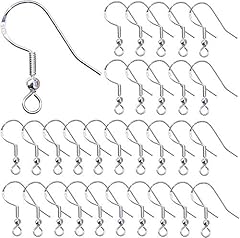 100pcs silver earring for sale  Delivered anywhere in UK