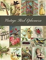 Vintage bird ephemera for sale  Delivered anywhere in USA 