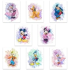 Mickey mouse aquarelldrucke gebraucht kaufen  Wird an jeden Ort in Deutschland