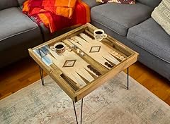 Rustic backgammon coffee for sale  Delivered anywhere in USA 
