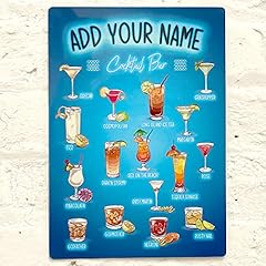 Personalised cocktail bar for sale  Delivered anywhere in UK